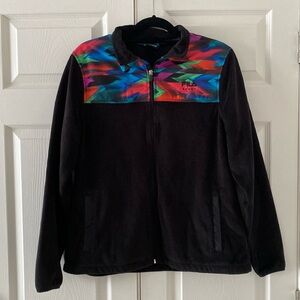 Fila super soft fleece jacket geo print